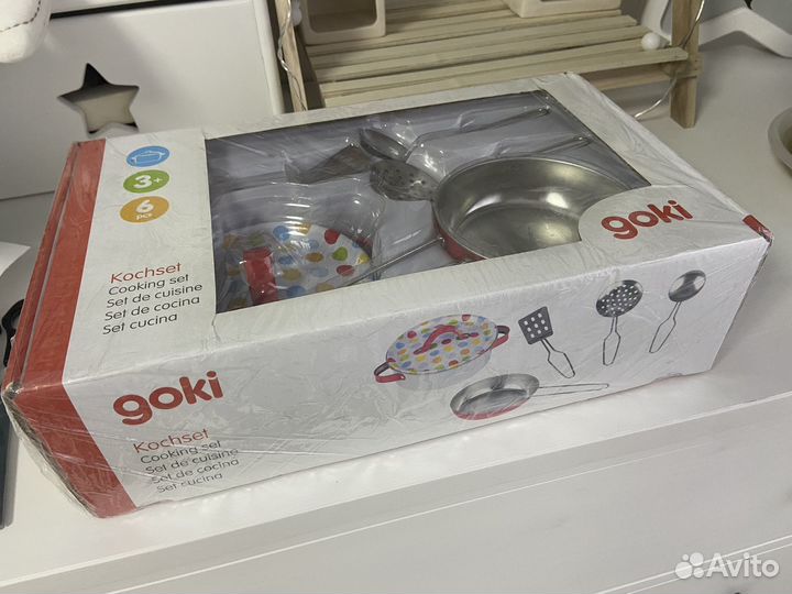 Набор детской посуды goki новый