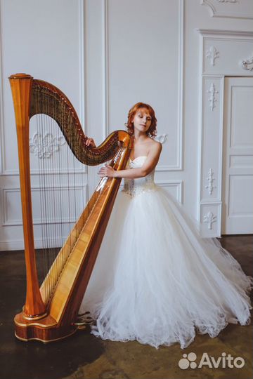 Арфа. Арфистка