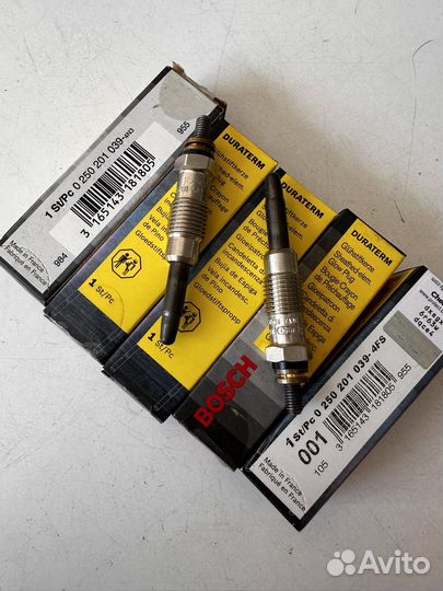 Свечи накала Vag Opel Reno Nissan 5 штук