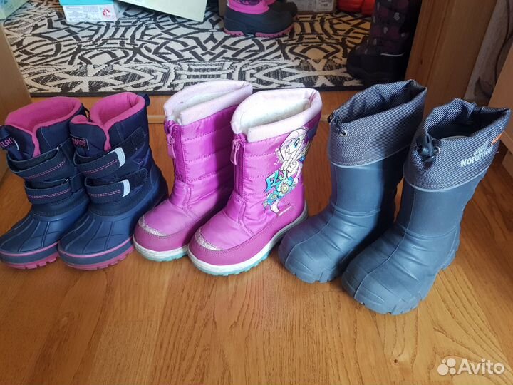 Сапоги зимние и демисезон 26-27 р