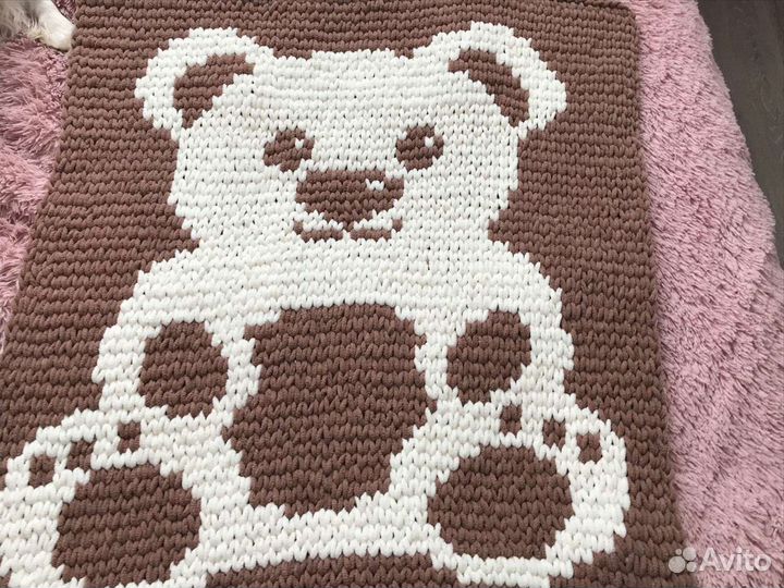 Плед детский новый плюшевый