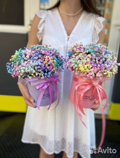 Букет цветы гипсофилы