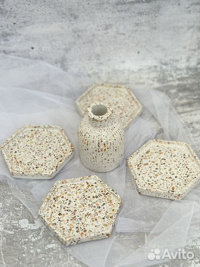 Декор для дома из гипса с ракушкой