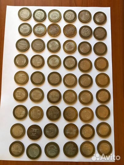 Юбилейные монеты номинал 10 р