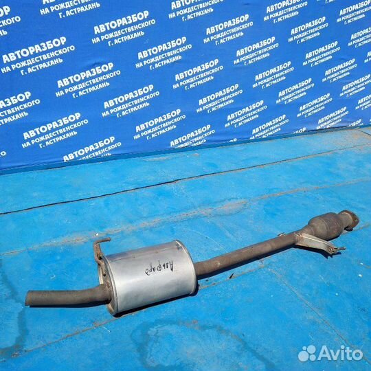 Резонатор выхлопной системы. Toyota Alphard