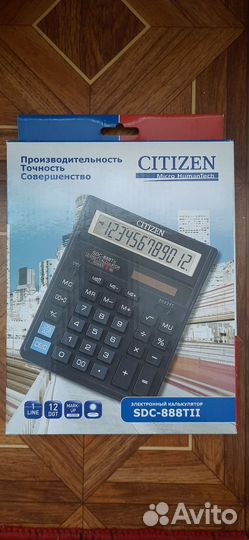 Электронный калькулятор citizen SDC-888TII