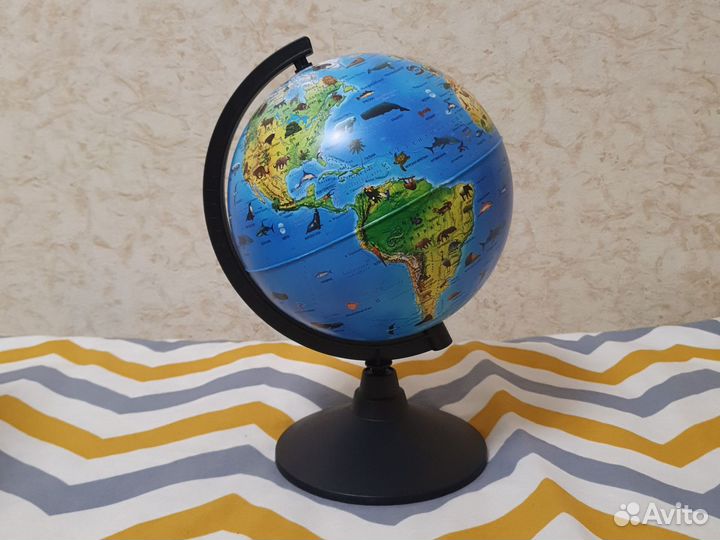 Глобус зоогеографический (детский) 21 см