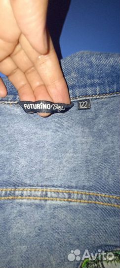 Куртка джинсовая детская 122 размер