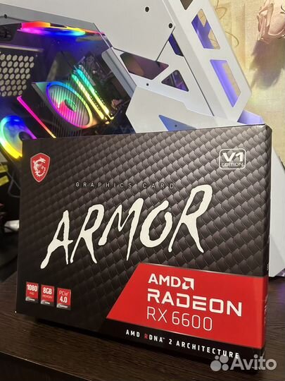Видеокарта AMD radeon rx 6600 8gb