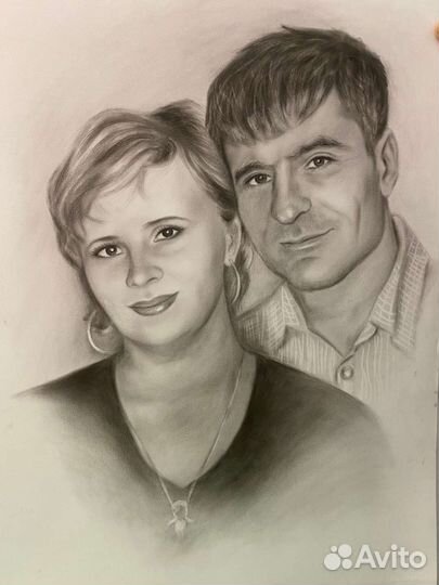 Портрет по фото в подарок любимым