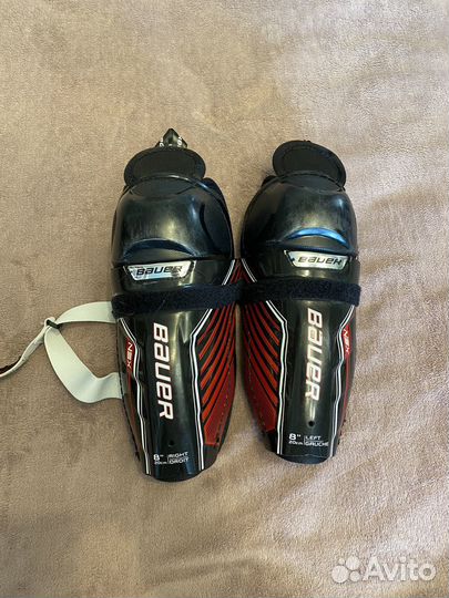 Щитки хоккейные bauer детские