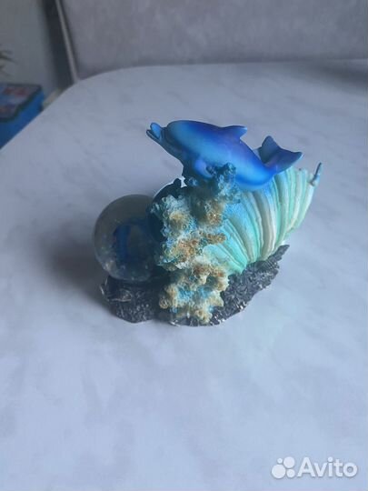 Пепельница сувенирная с дельфинами