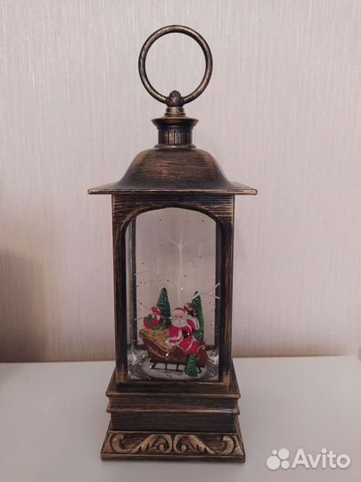 Новогодняя музыкальная лампа