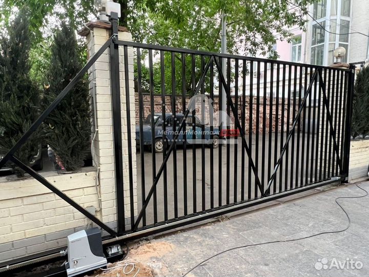 Автоматические откатные ворота