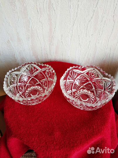 Салатник хрустальный