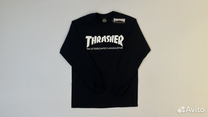 Лонгслив Thrasher Skate Mag Basic Logo Black