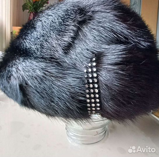 Шапка норковая женская