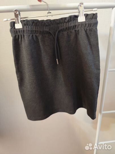 Форма для девочки серая 134 пакетом