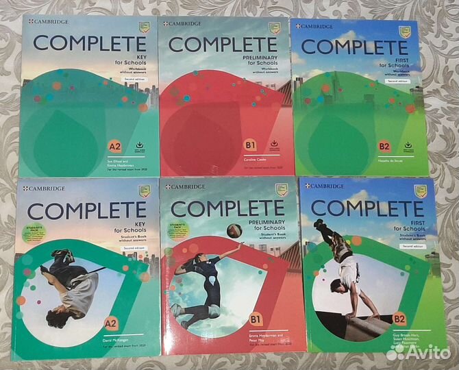 Complete А2; В1 и В2. Новые книги