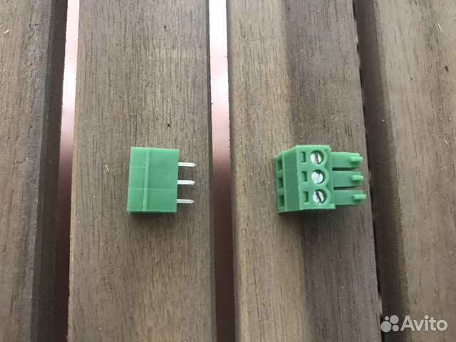 Разъем 3,81 мм на плату мама папа клемм