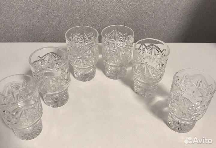 Стопки хрустальные СССР