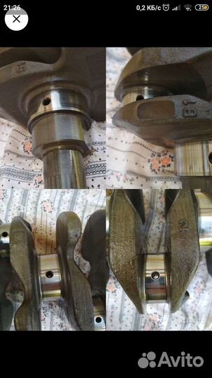 Коленвал honda FIT L15A с вкладышами