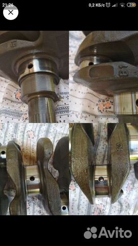 Коленвал honda FIT L15A с вкладышами