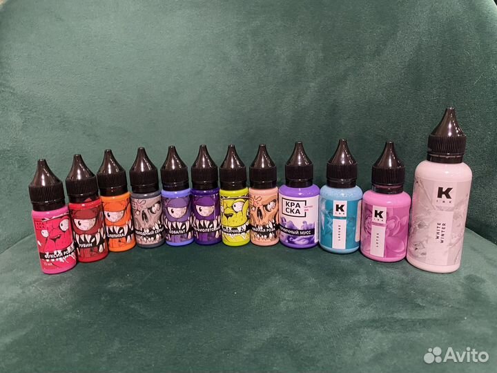 Краска для тату набор Tatoo ink