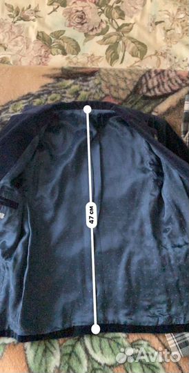 Пиджак бархатный на 7 лет