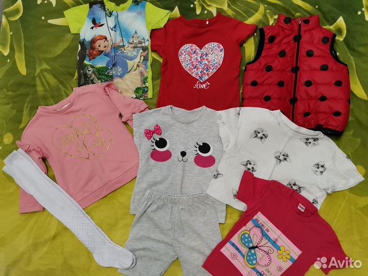 Вещи пакетом на девочку 1 год