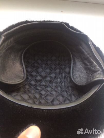 Меховая мужская кепка из нерпы