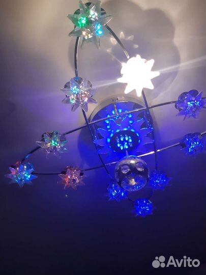 Люстра светодиодная с пультом бу