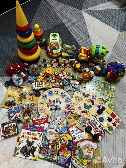 Детские развивающие игрушки пакетом