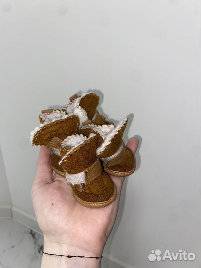 Ботинки зимние для собак мелких