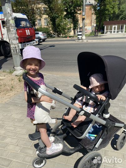 Коляска bugaboo fox с двумя капами