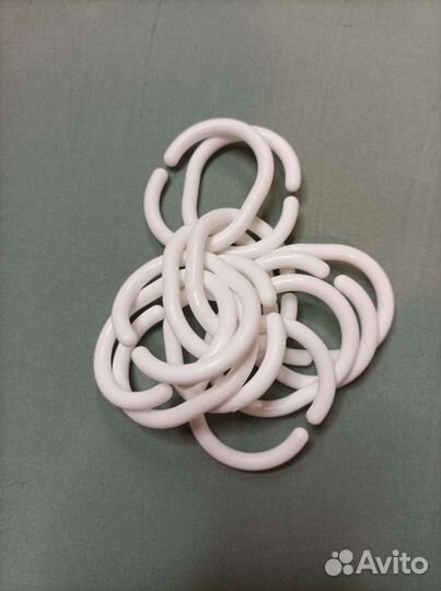 Кольца для шторы в ванную