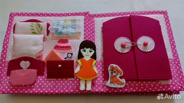 Мягкие развивающие книжки из ткани и фетра