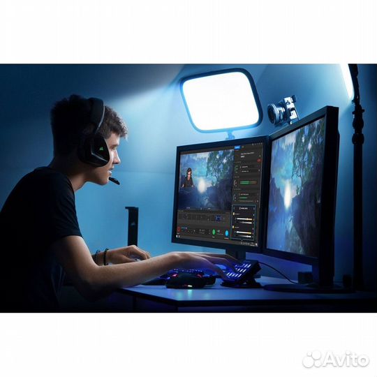 Свет для стрима кольцевая лампа для стриминга