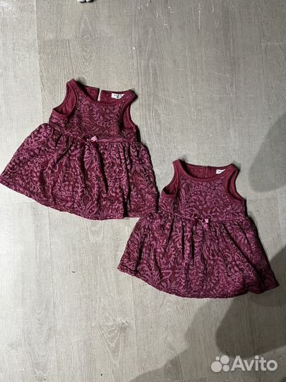 Платья для двойни 62