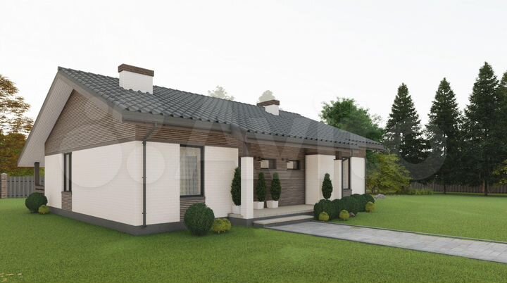 Дом 130 м² на участке 6 сот.