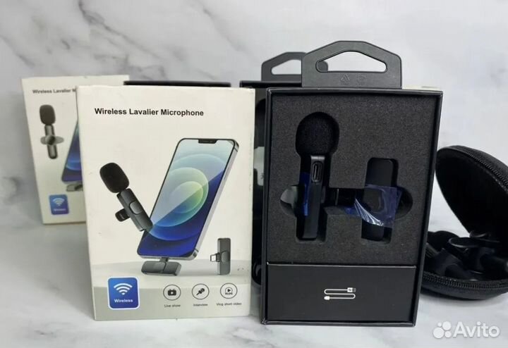 Петличный Микрофон Блютуз