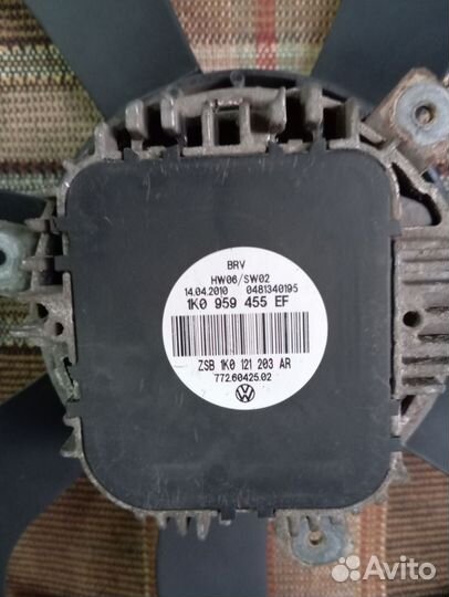 Вентилятор охлаждения радиатора двигателя