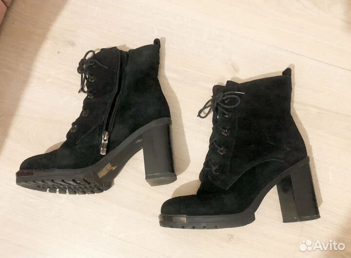 Ботильоны замшевые