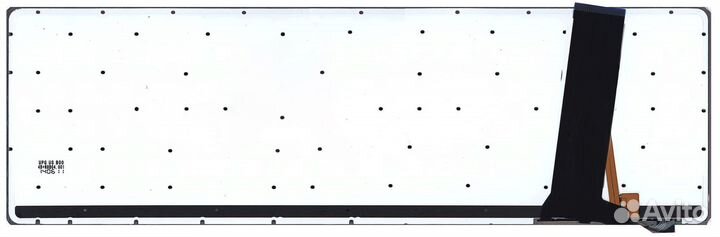 Клавиатура asus N750 с красной подсветкой, OEM