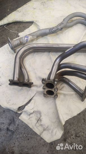 Паук, приëмная труба штаны, тюнинг на ниву