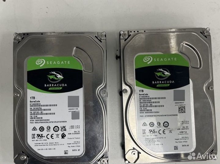 Жесткий диск 1 Tb Seagate 2 шт