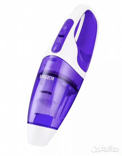 Ручной пылесос кт-5119-1 (бело-фиолетовый)