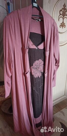 Платье с кардиганом