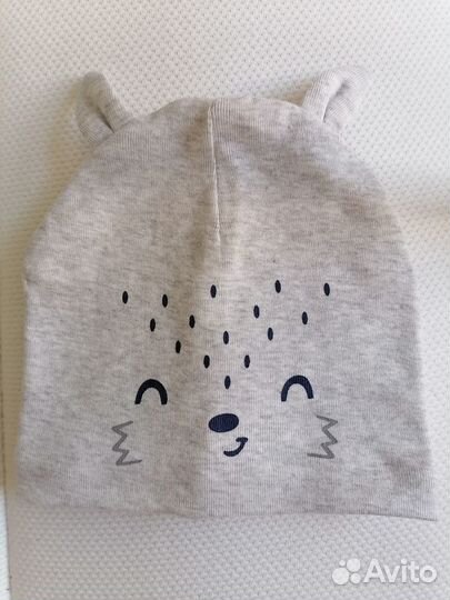 Шапка для мальчика новая (комплект из 2-х шт.)