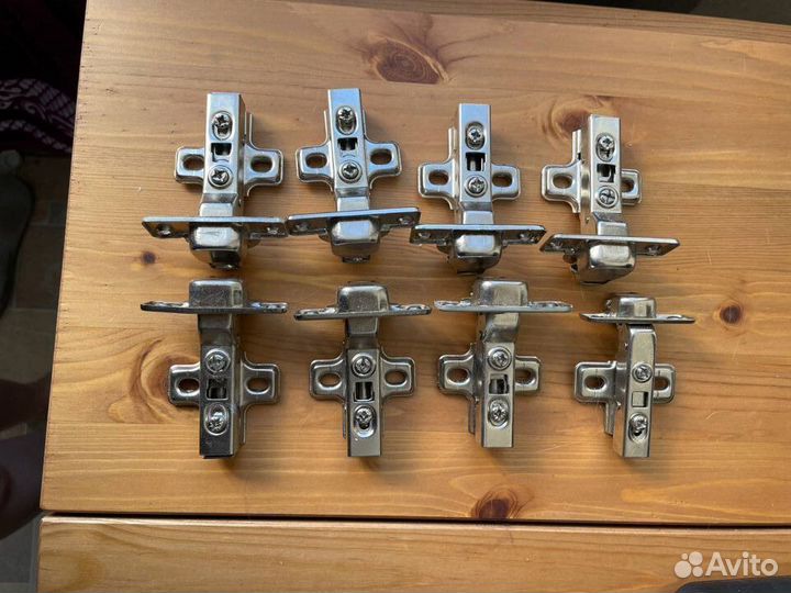 Петли мебельные новые (полунакладные), за всё